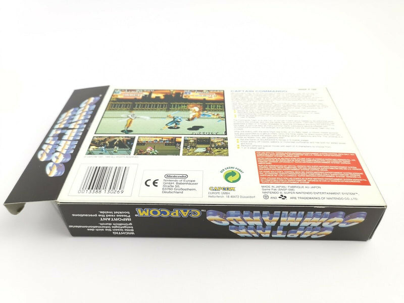 Super Nintendo Spiel " Captain Commando " Snes | Ovp | Pal | CIB * neuwertig