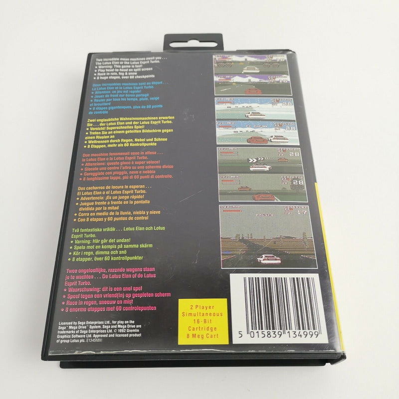 Sega Mega Drive game "Lotus Turbo Challenge" MD MegaDrive | Original packaging | PAL