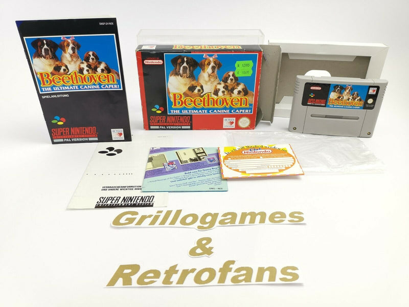 Super Nintendo Spiel " Beethoven The Ultimate Canine Caper! " Snes | Ovp | Pal