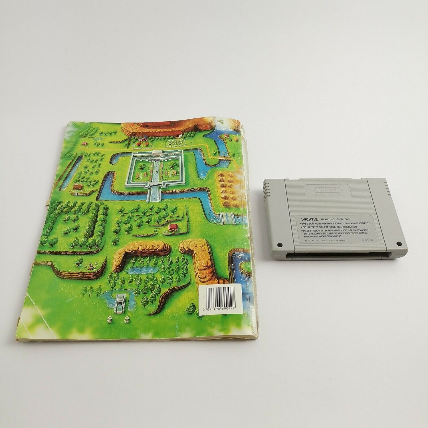 Super Nintendo Spiel The Legend of Zelda a link to the Past + Spieleberater SNES