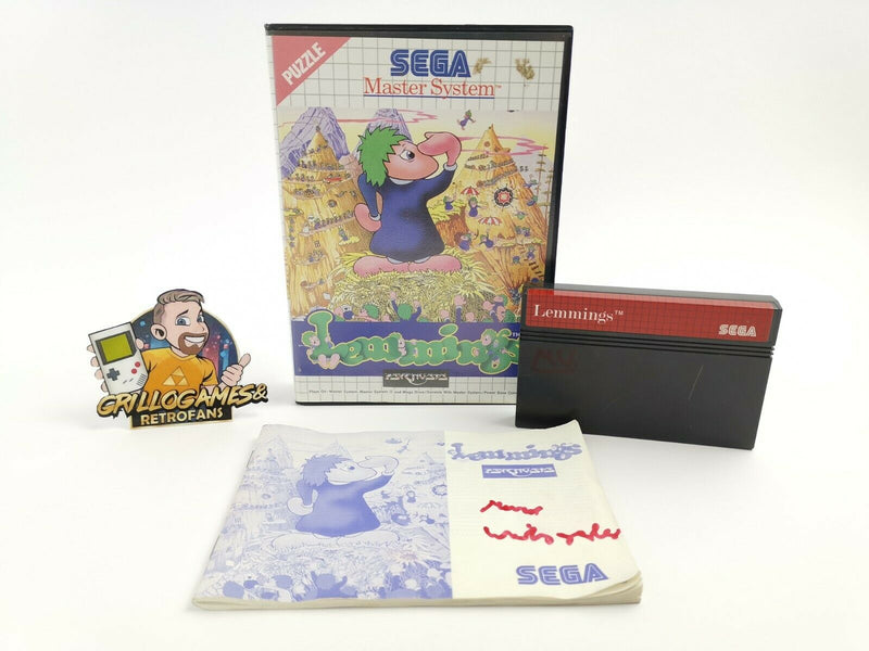 Sega Master System Spiel " Lemmings " Ovp | Pal | MS