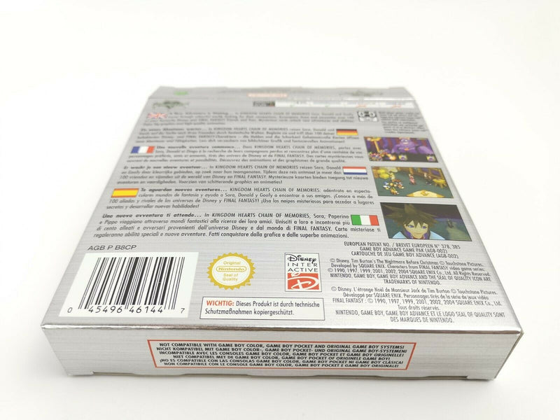 Nintendo Gameboy Advance Spiel " Kingdom Hearts Chain of Memories " GBA | Ovp