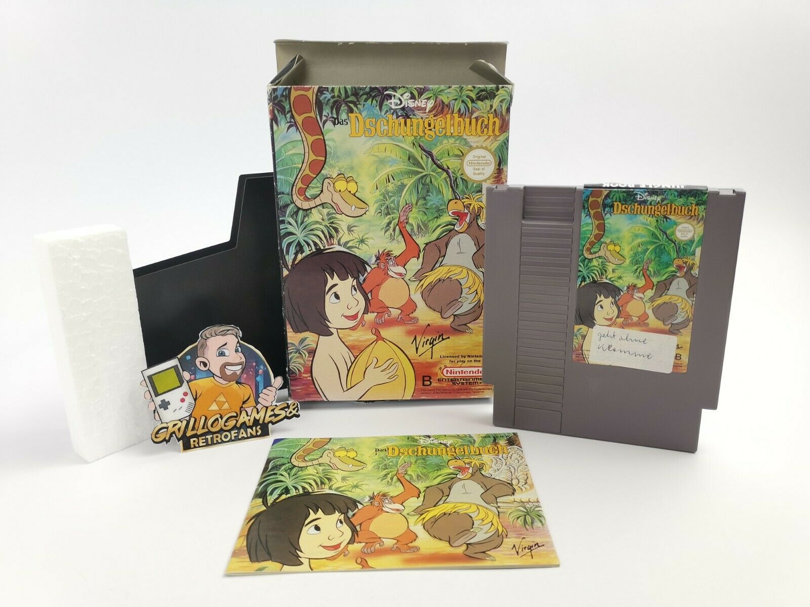 Nintendo Entertainment System Spiel "Disney Das Dschungelbuch " NES | Ovp |Pal-B