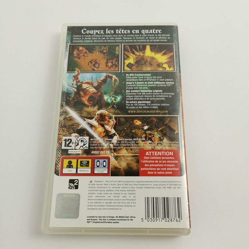Sony Playstation Portable " Untold Legends " PSP Handheld | OVP | PAL FR Version