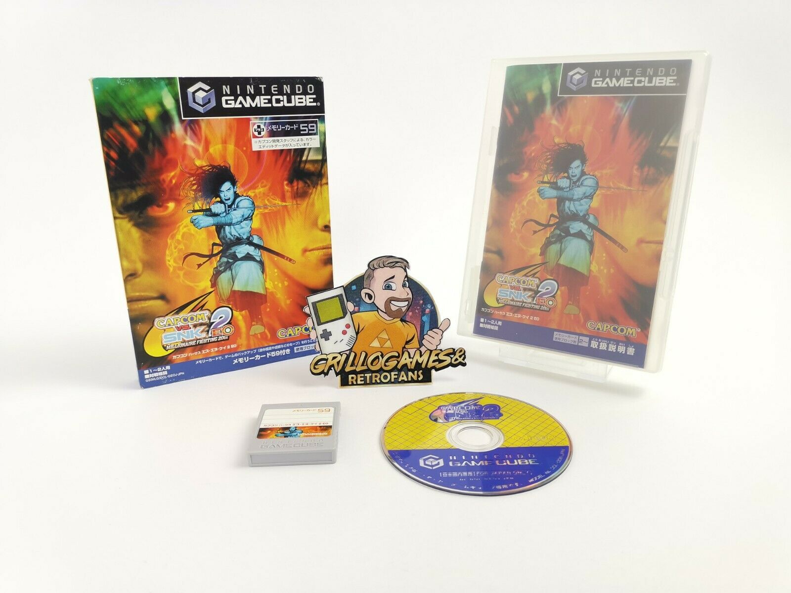 Nintendo Gamecube Spiel " Capcom vs. SNK 2 EO " Game Cube | OVP | NTSC-J Japan