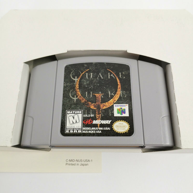 Nintendo 64 Spiel " Quake " N64 | OVP | Ntsc-U/C USA | USK18