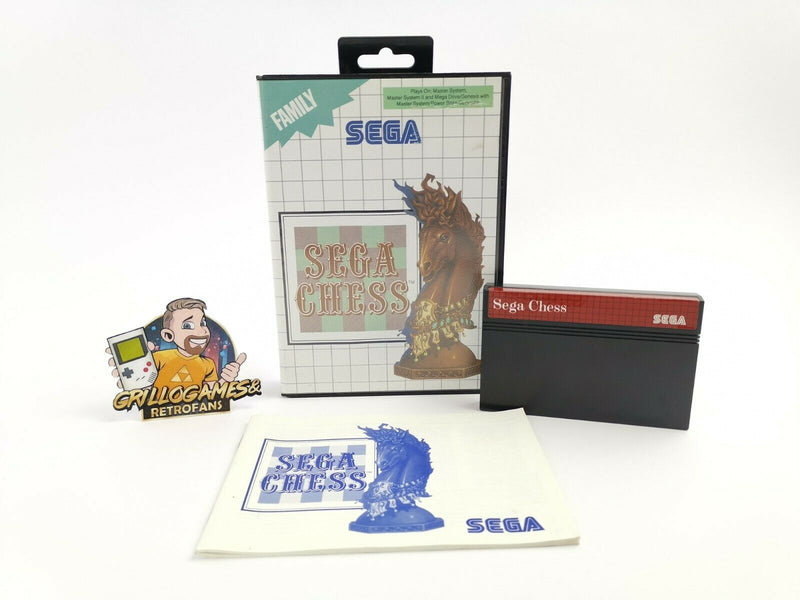 Sega Master System Spiel " Sega Chess " Ovp | Pal | MS