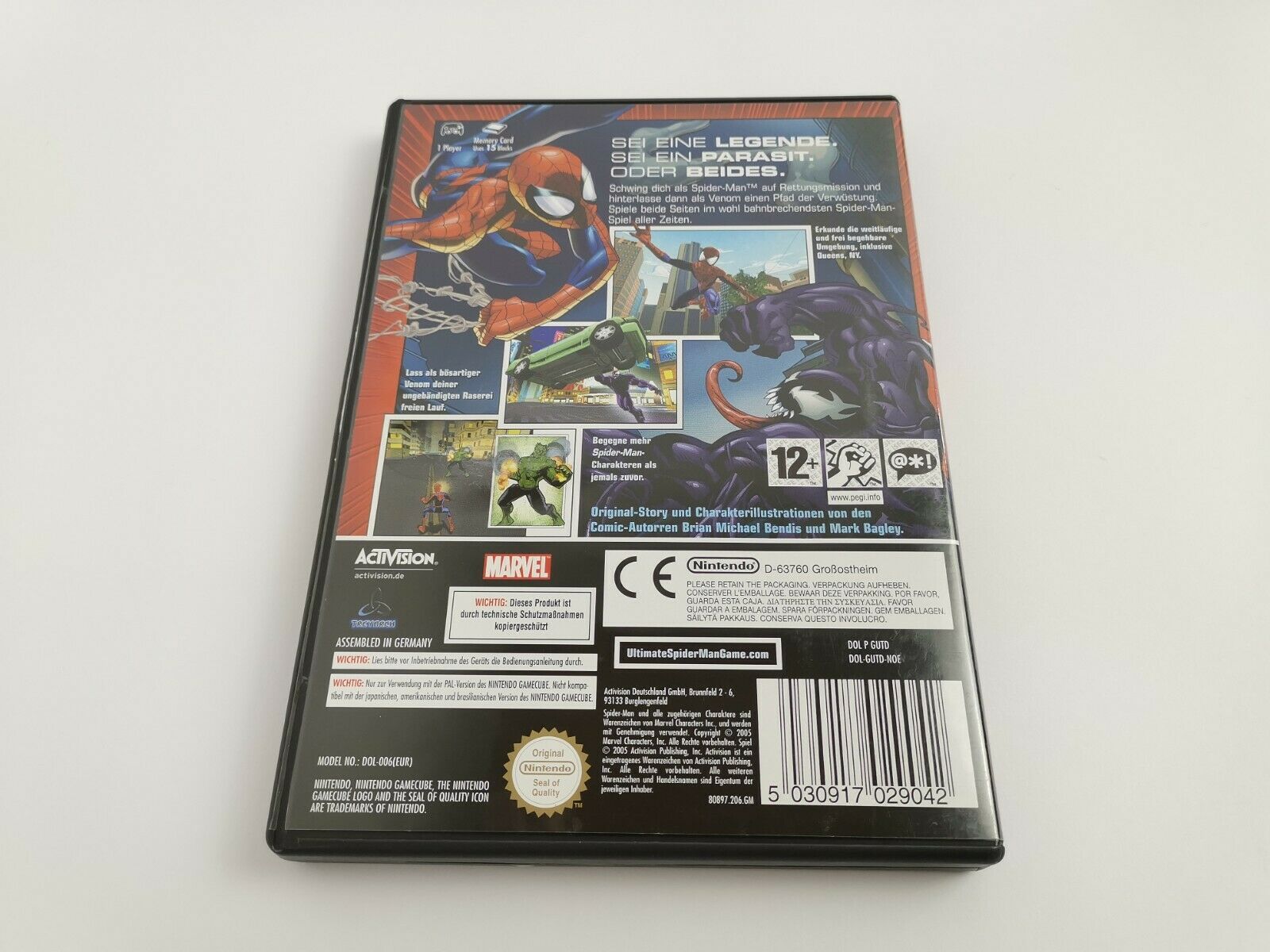 Nintendo Gamecube Spiel " Ultimate Spider-Man " Game Cube OVP dt. PAL Spiderman