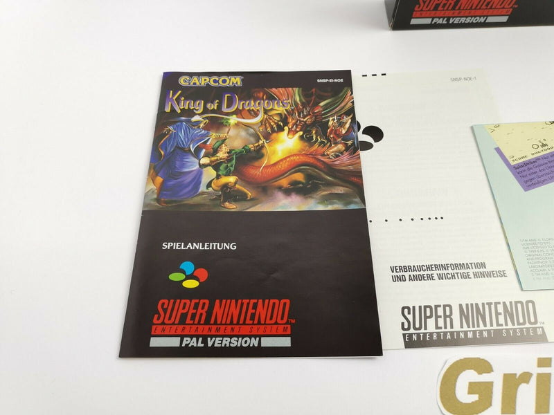 Super Nintendo Spiel " King of Dragons " Snes | Ovp | Pal | CIB |