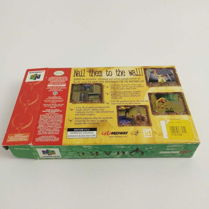 Nintendo 64 Spiel " Quake " N64 | OVP | Ntsc-U/C USA | USK18