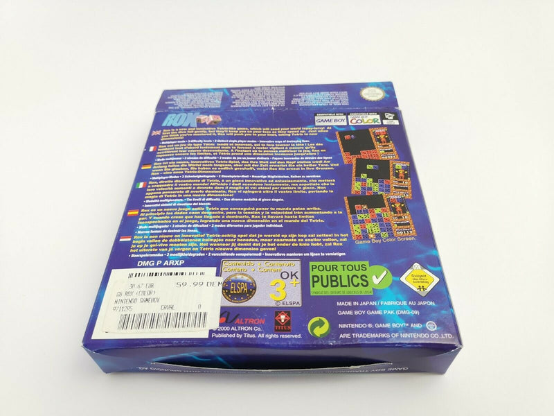 Nintendo Gameboy Color Game "Rox" Original Box | Pal | GameBoy | GBC