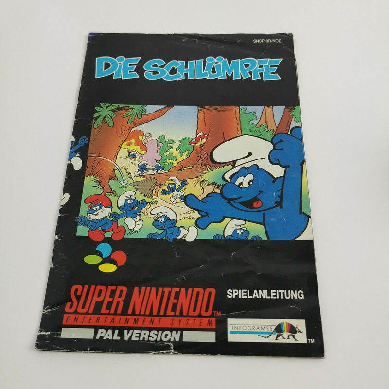 Super Nintendo Spiel " Die Schlümpfe " SNES | OVP | PAL Version NOE