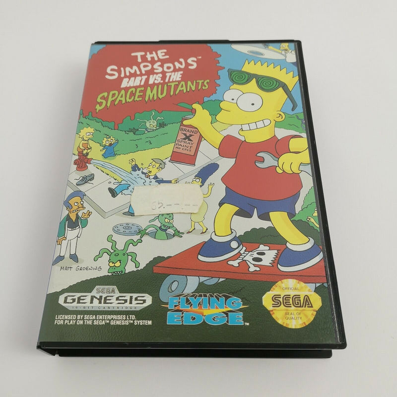 Sega Genesis game "The Simpsons Bart vs. the Space Mutants" NTSC-U/C USA OVP