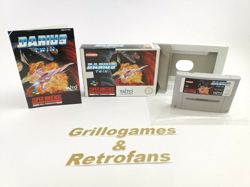 Super Nintendo Spiel " Darius Twin " Snes | Ovp | Pal | CIB