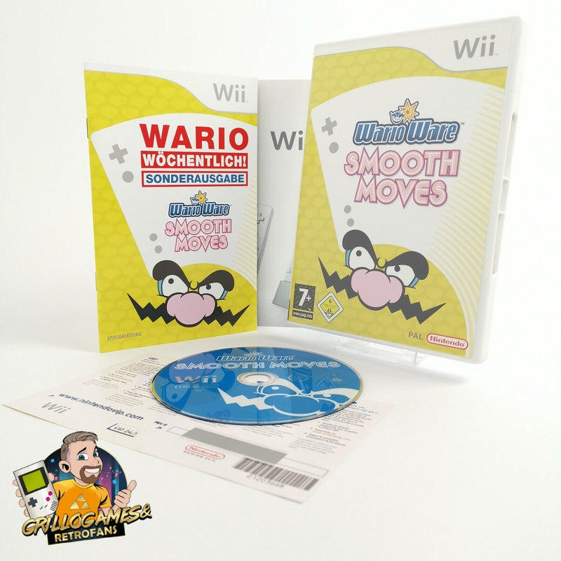 Nintendo Wii Spiel " WarioWare Smooth Moves " Wii U komp. | OVP PAL NOE Version