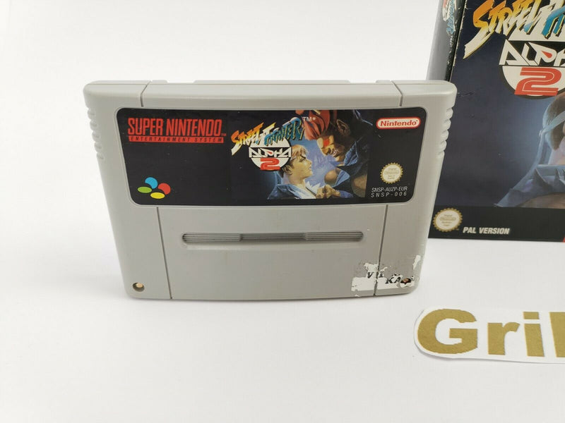 Super Nintendo Spiel " Street Fighter Alpha " Snes | Ovp | Pal |
