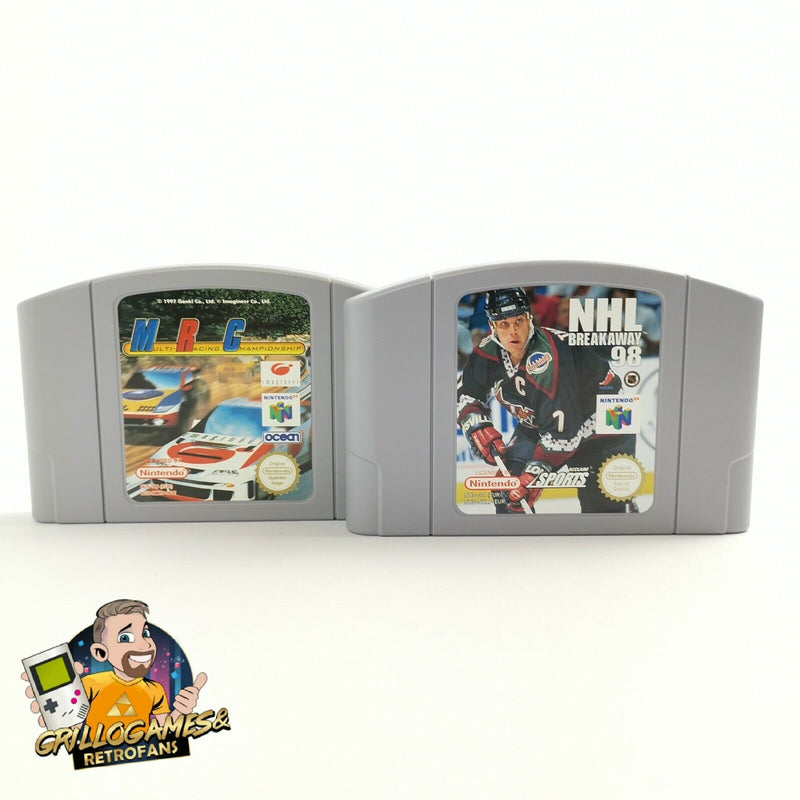 Nintendo 64 Spiele " NHL Breakaway 98 + Multi Racing Championship " N64 | Modul