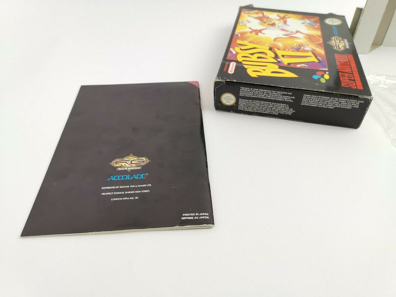 Super Nintendo Game "Bubsy II 2" Snes | Original packaging | Pal | CIB