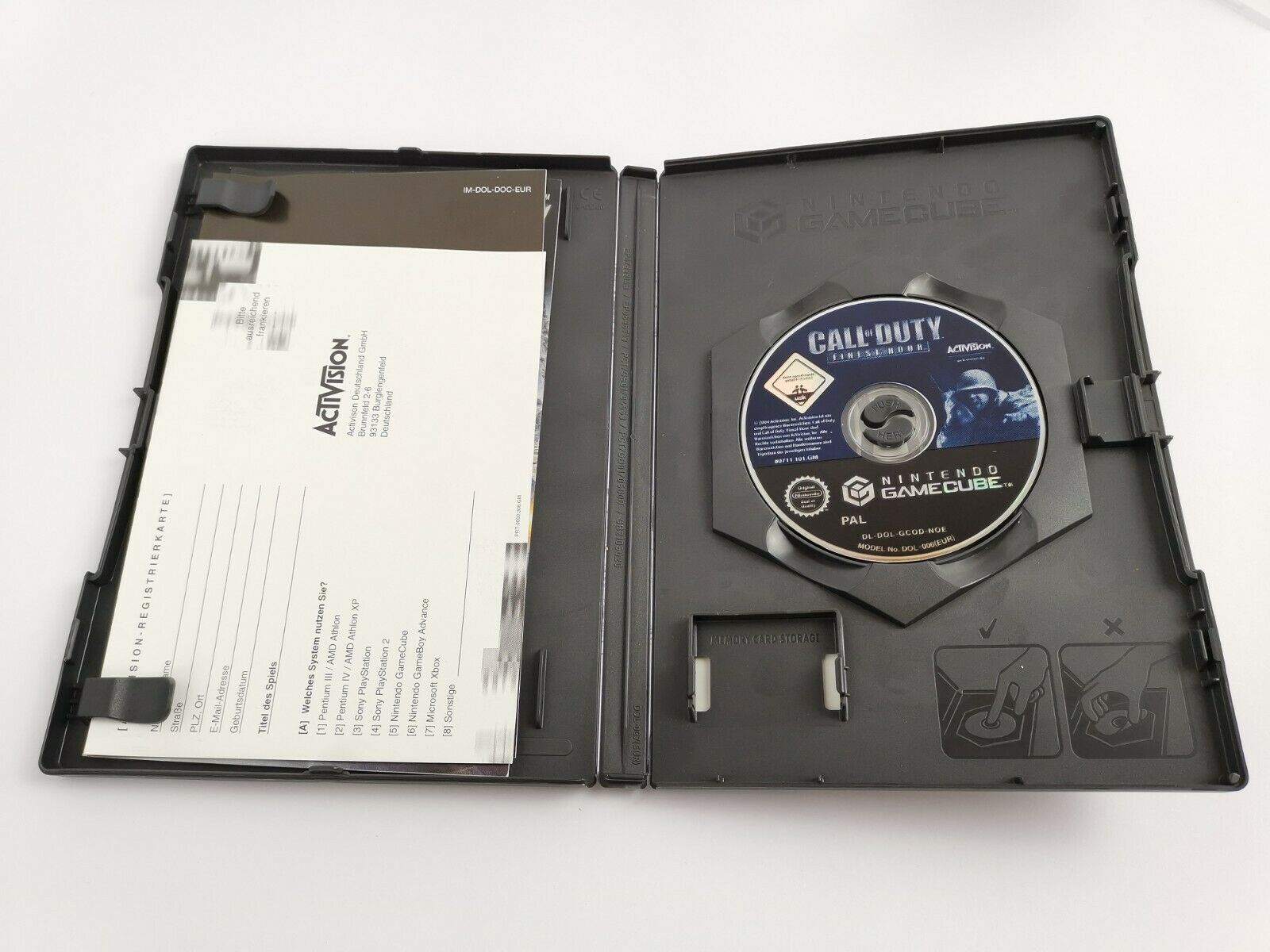 Nintendo Gamecube Spiel " Call of Duty Finest Hour " OVP | dt. PAL | USK 18