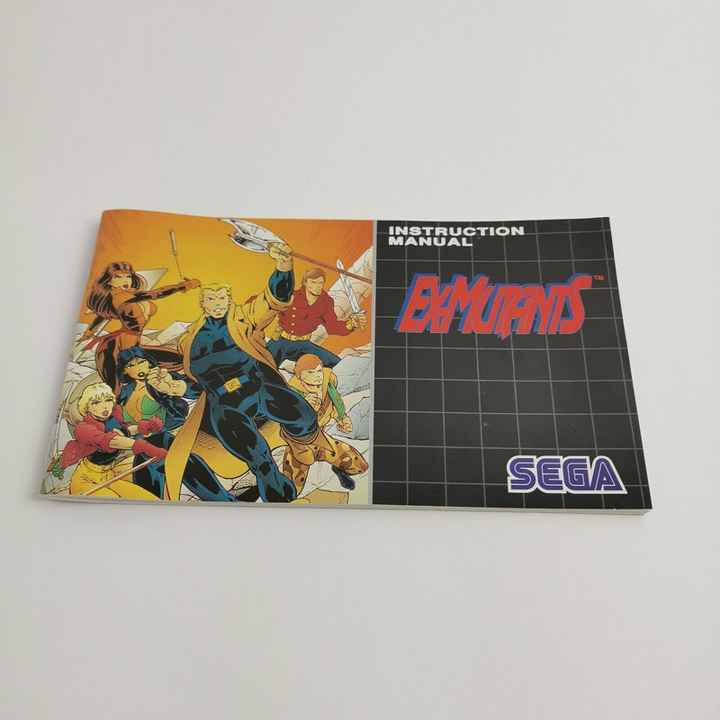Sega Mega Drive game "Ex-Mutants" MD MegaDrive | Original packaging | PAL 16-bit Ex Mutants