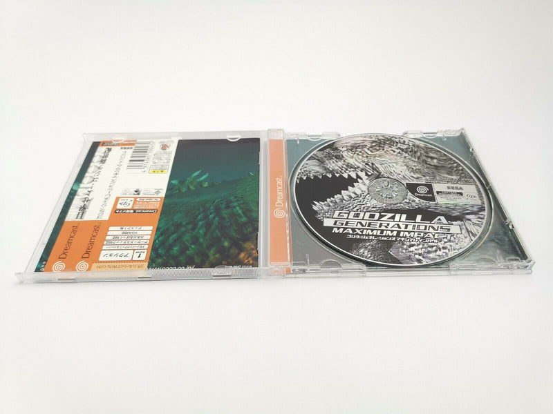 Sega Dreamcast Spiel " Godzilla Generations Maximum Impact " NTSC-J | Ovp |Japan