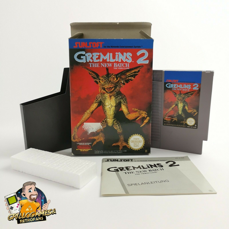Nintendo Entertainment System game "Gremlins 2 The New Batch" NES OVP PAL NOE