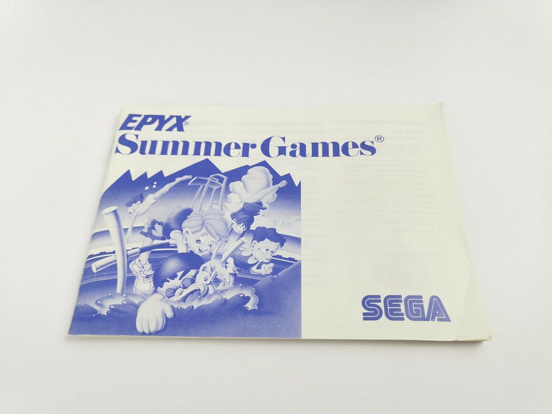 Sega Master System Spiel " Summer Games " MasterSystem | OVP | PAL | SummerGames