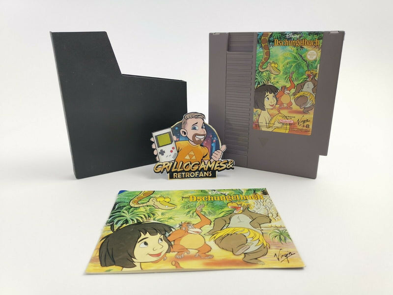 Nintendo Entertainment System Game "Disney The Jungle Book + Instructions" NES
