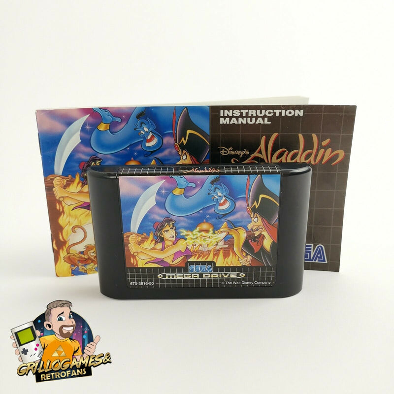 Sega Mega Drive game "Disney's Aladdin" MD MegaDrive | Module cartridge | PAL