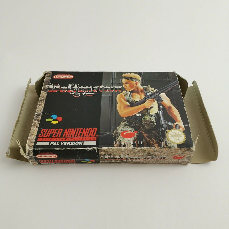 Super Nintendo game "Wolfenstein 3D" SNES | Original packaging | PAL version UKV