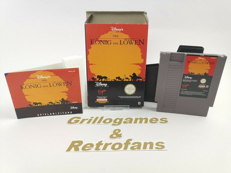 Nintendo Entertainment System Spiel " Der König der Löwen " NES | Ovp | Pal B
