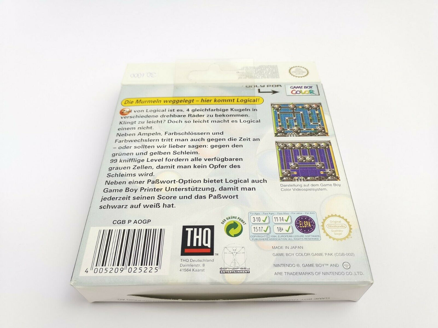 Nintendo Gameboy Color Game 