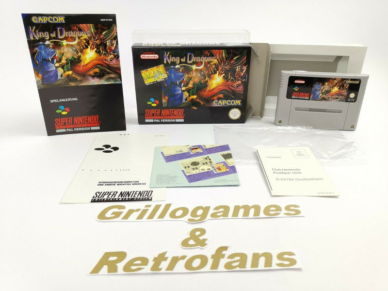 Super Nintendo Spiel " King of Dragons " Snes | Ovp | Pal | CIB |