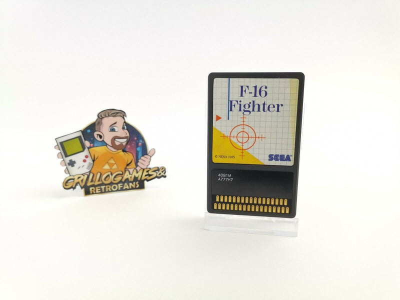 Sega Master System Spiel " The Sega Card F-16 Fighter " Cartridge | Pal | MS
