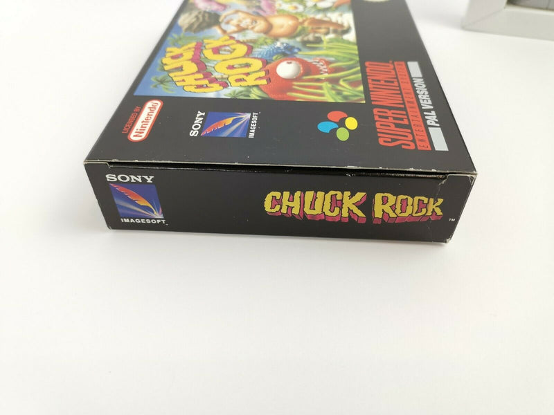 Super Nintendo Game "Chuck Rock" Snes | Original packaging | Pal | CIB