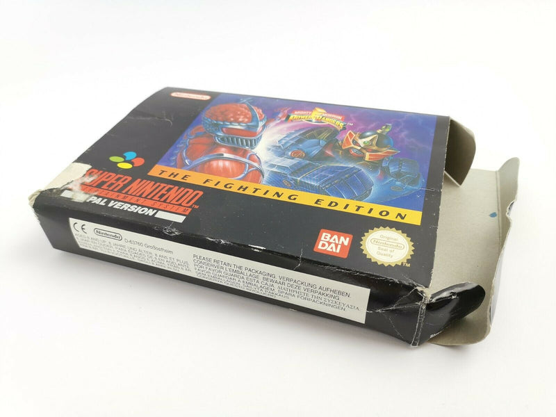 Super Nintendo " Mighty Morphin Power Rangers The Fighting  Edition " Snes | Ovp