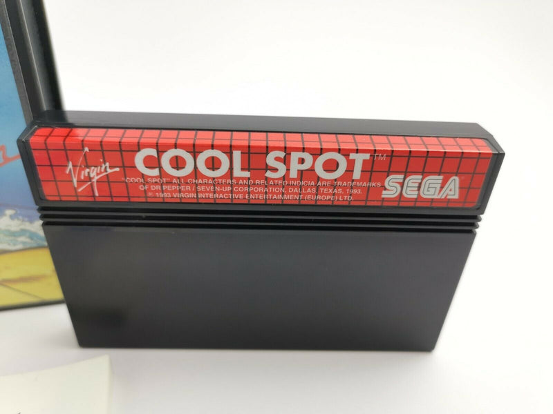 Sega Master System game "Cool Spot" original packaging | Pal | MS