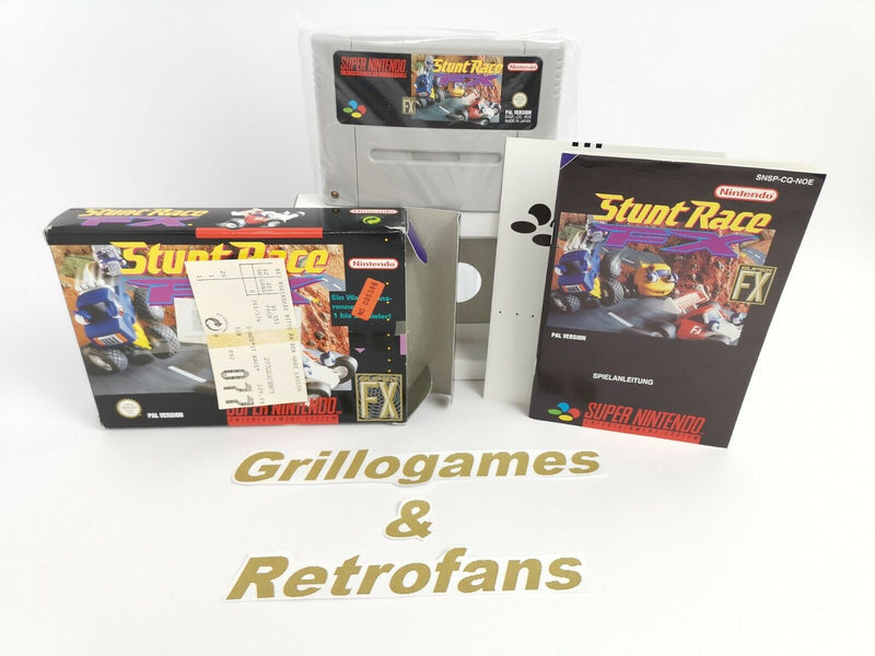 Super Nintendo Game | "Stunt Race FX" | Snes | Ovp