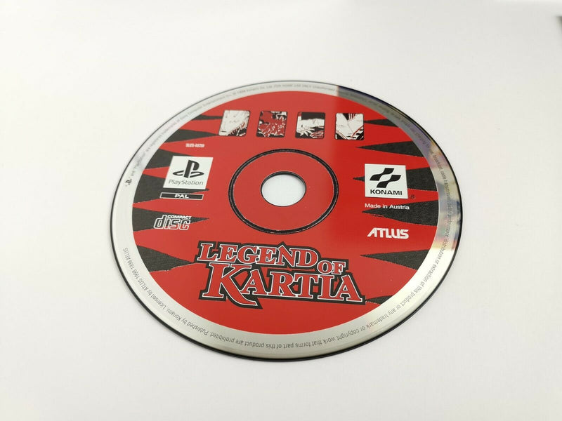 Sony Playstation 1 Spiel " Kartia The World of Fate & Strategy Guide " Ps1 | Pal