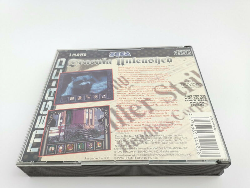 Sega Mega CD game "Dracula Unleashed" MegaCD | MC | Original packaging | Pal