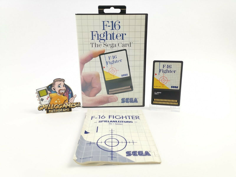 Sega Master System Spiel  " The Sega Card F-16 Fighter " MS | Ovp | Pal