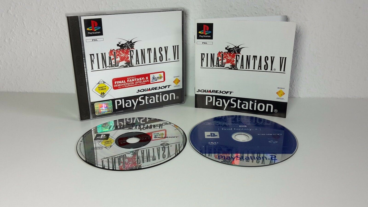 Final Fantasy VI + Final Fantasy X Demo (Sony PlayStation 1, 2002)