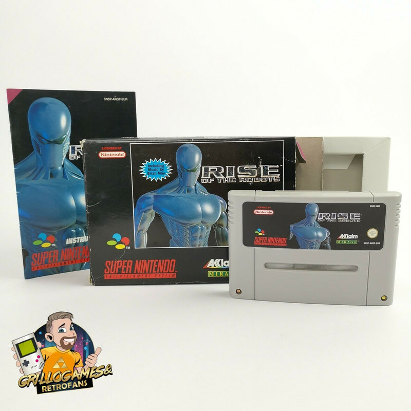 Super Nintendo game "Rise of the Robots" SNES | Original packaging | PAL EUR