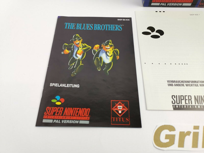 Super Nintendo game "The Blues Brothers" | Snes | Original packaging | Pal | CIB