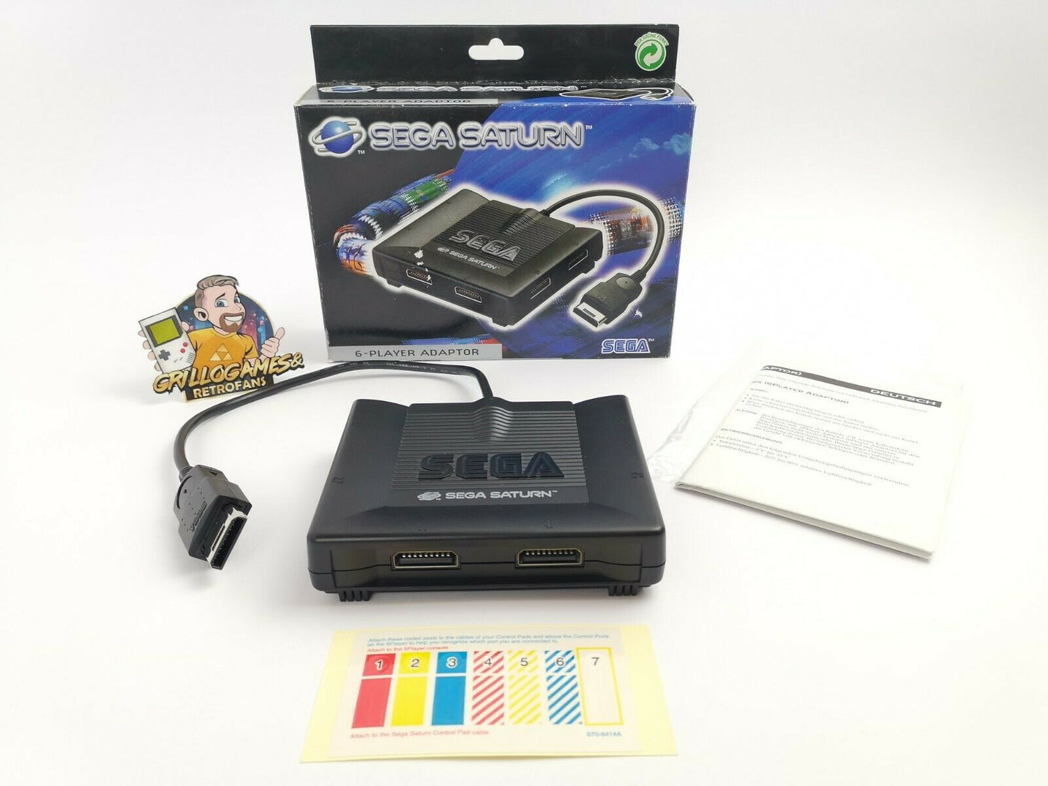 Sega Saturn Zubehör Controller Adapter Multitap 