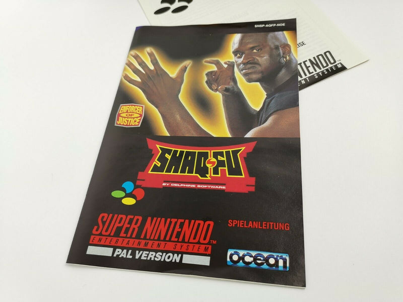 Super Nintendo Game "Shaq Fu" SNES | Original packaging | PAL NOE | SHAQ FU