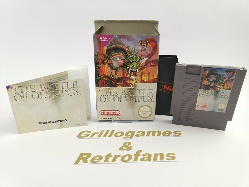 Nintendo Entertainment System Spiel " The Battle of Olympus " | NES | Ovp | Pal