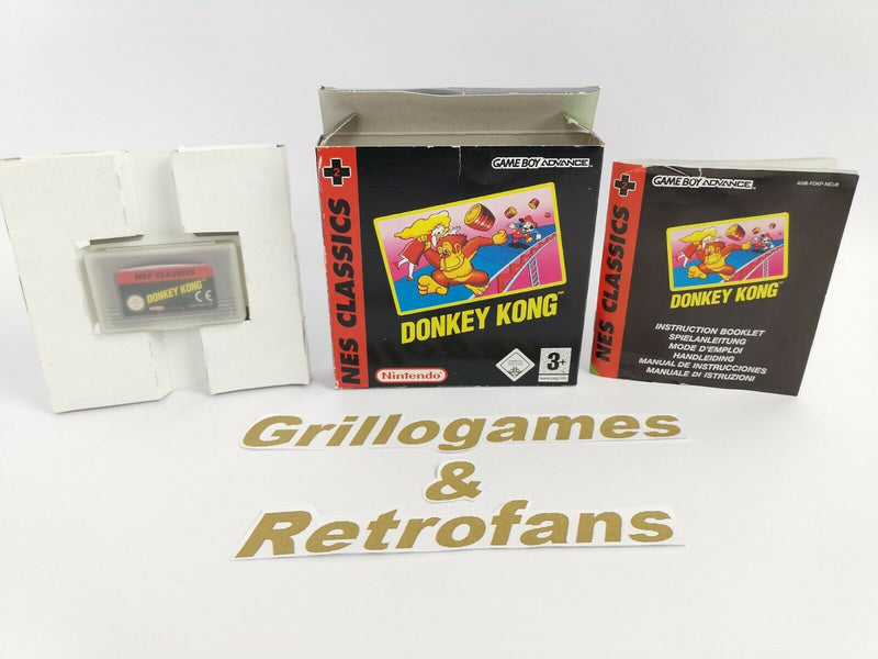 Nintendo Gameboy Advance Spiel " Donkey Kong " GBA | Ovp | Nes Classics