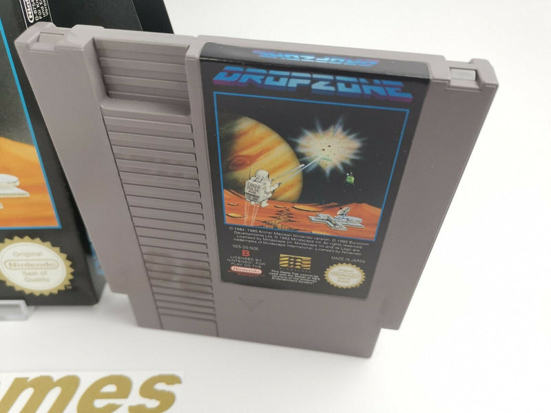 Nintendo Entertainment System game "Dropzone" NES | Original packaging | Pal B |