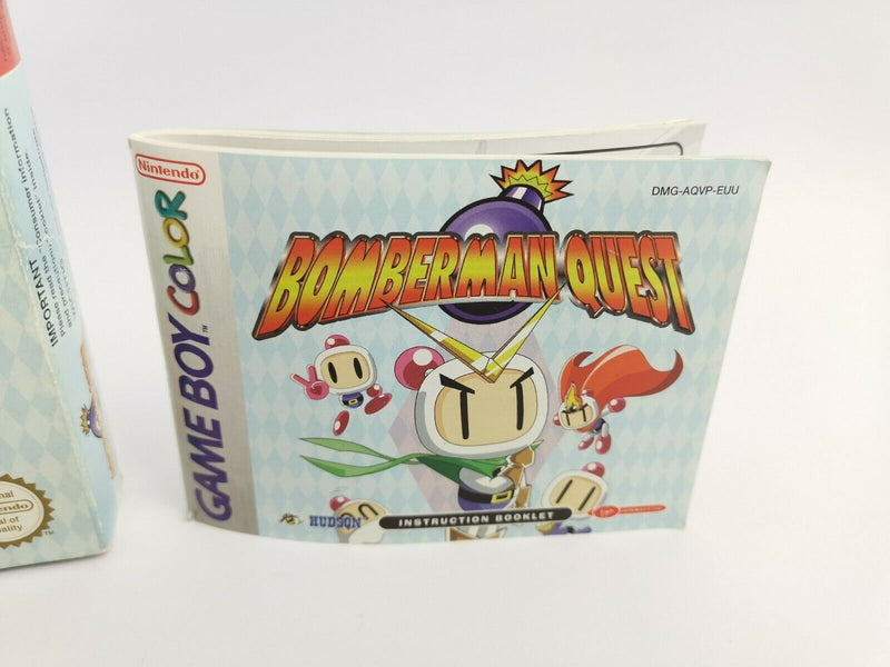 Nintendo Gameboy Color Spiel " Bomberman Quest " GBC | Ovp
